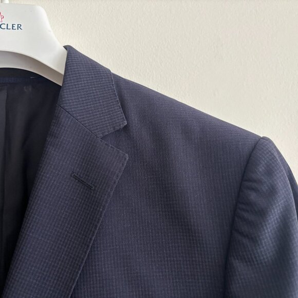 $2750 Z Zegna Navy Blue Wool Suit - 42,  Pants 32-33 - Picture 6 of 15